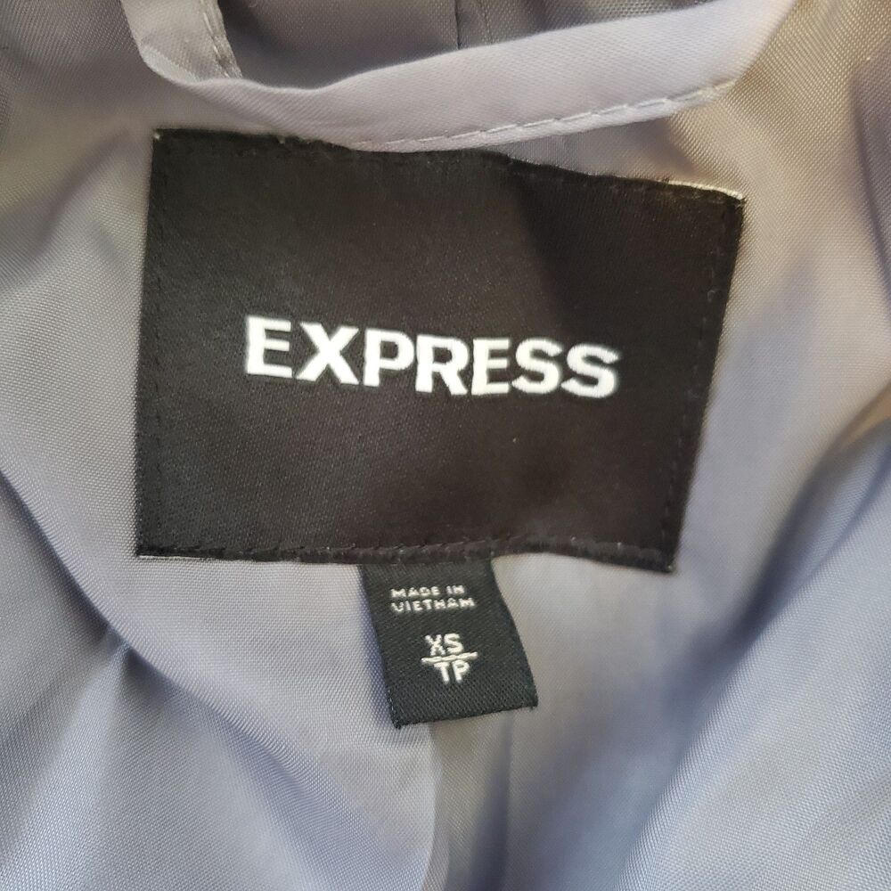 Express Gray Wool Coat - Picture 8 of 9